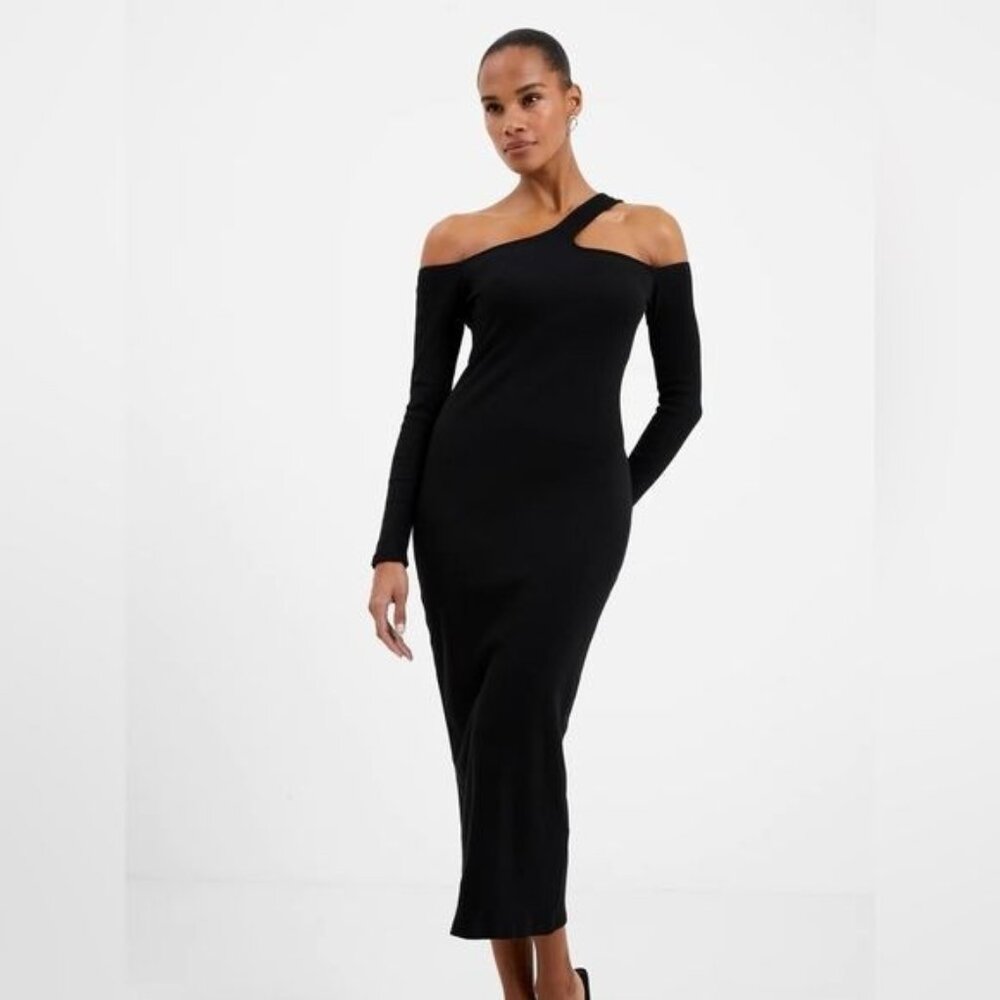 French Connection RassiaCheryle Cutout Dress Midi - Picture 1 of 12
